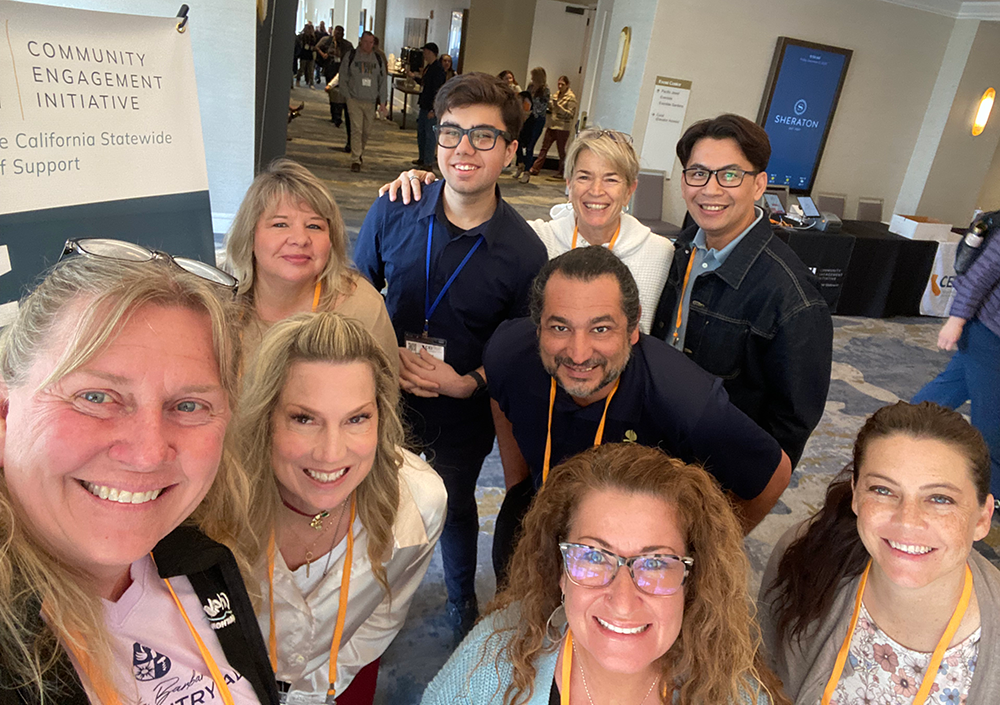 Selfie with Nomi and his team of educators