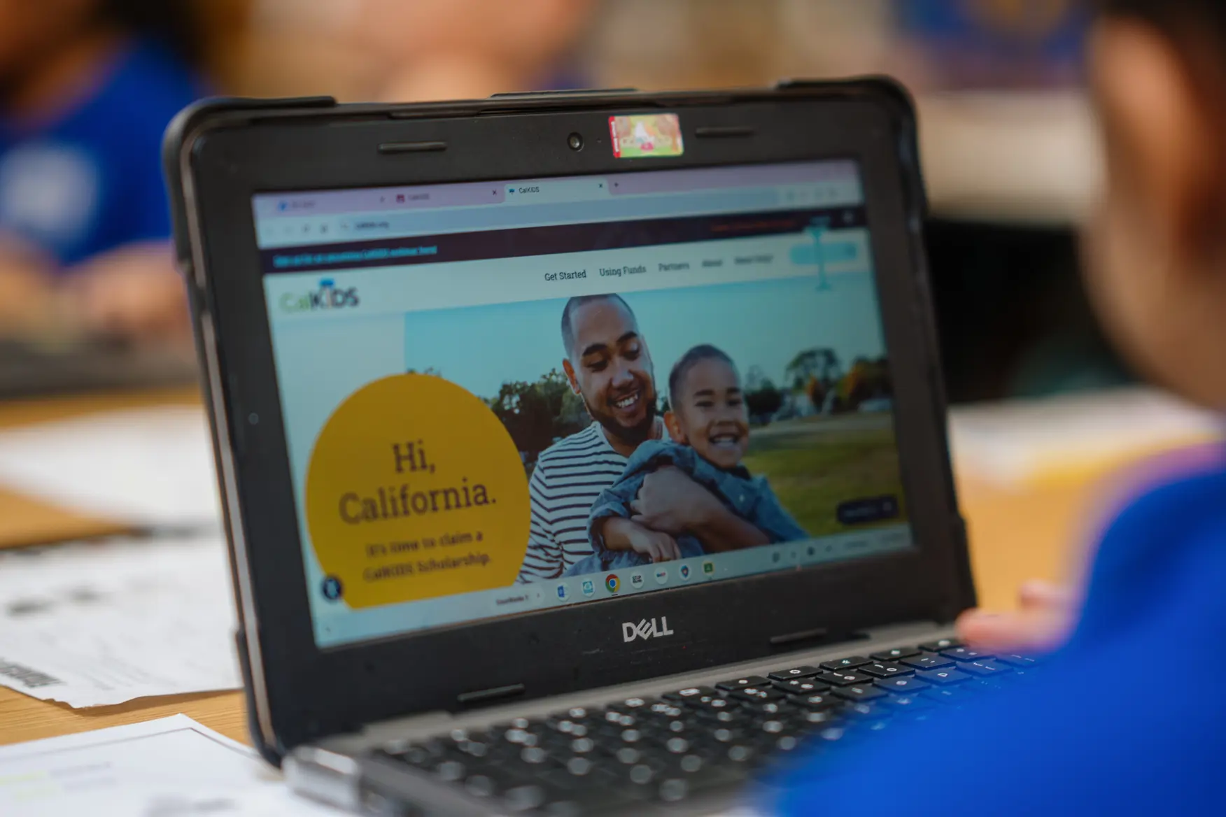 Moreno Valley USD students claiming their CalKids accounts