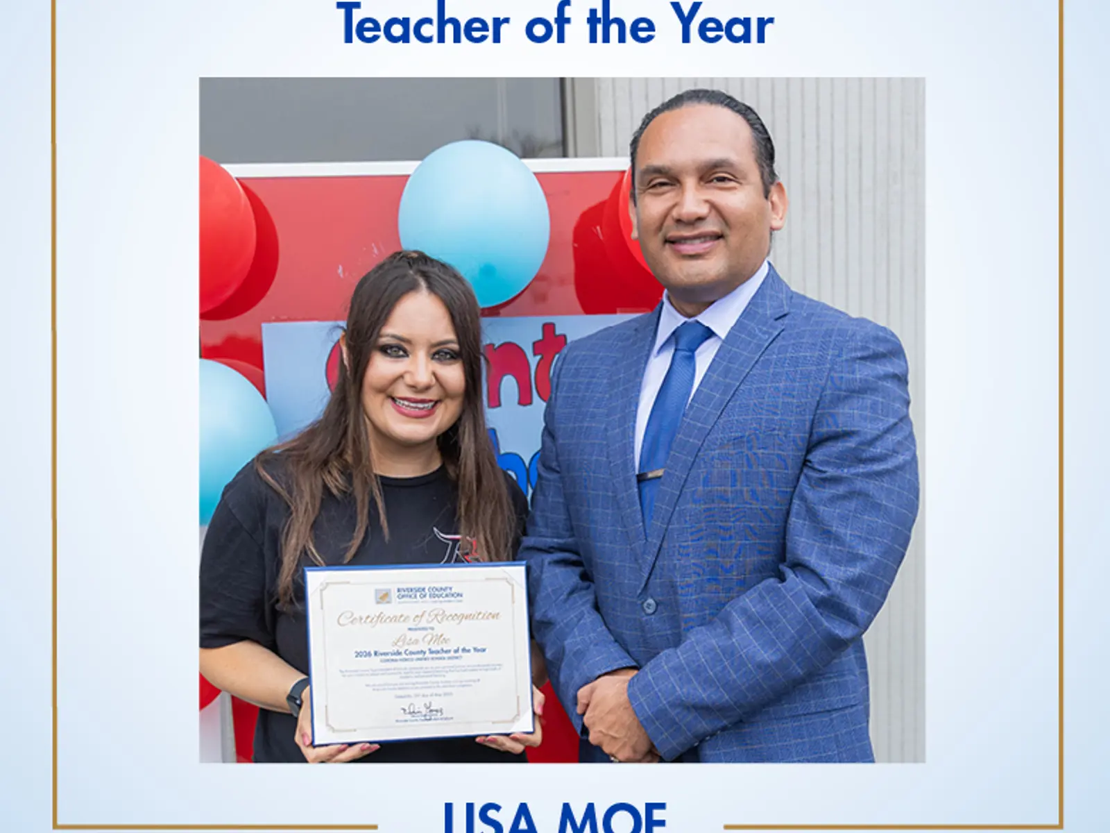 Surprise Visit Reveals 6th Grade Teacher in Eastvale as Final 2026 ...