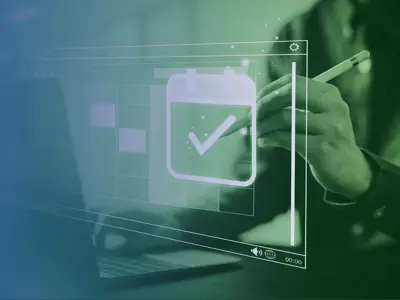 Person using digital pencil to mark checkbox