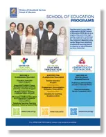 School of Education Programs flyer