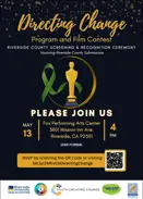 Directing Change Program and Film Contest Flyer