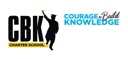 CBK Charter School logo. Courage to Build Knowledge