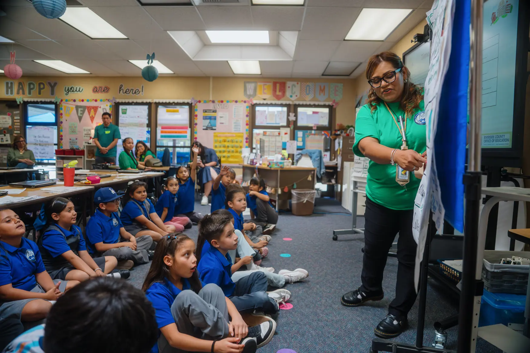 Students learning about financial literacy